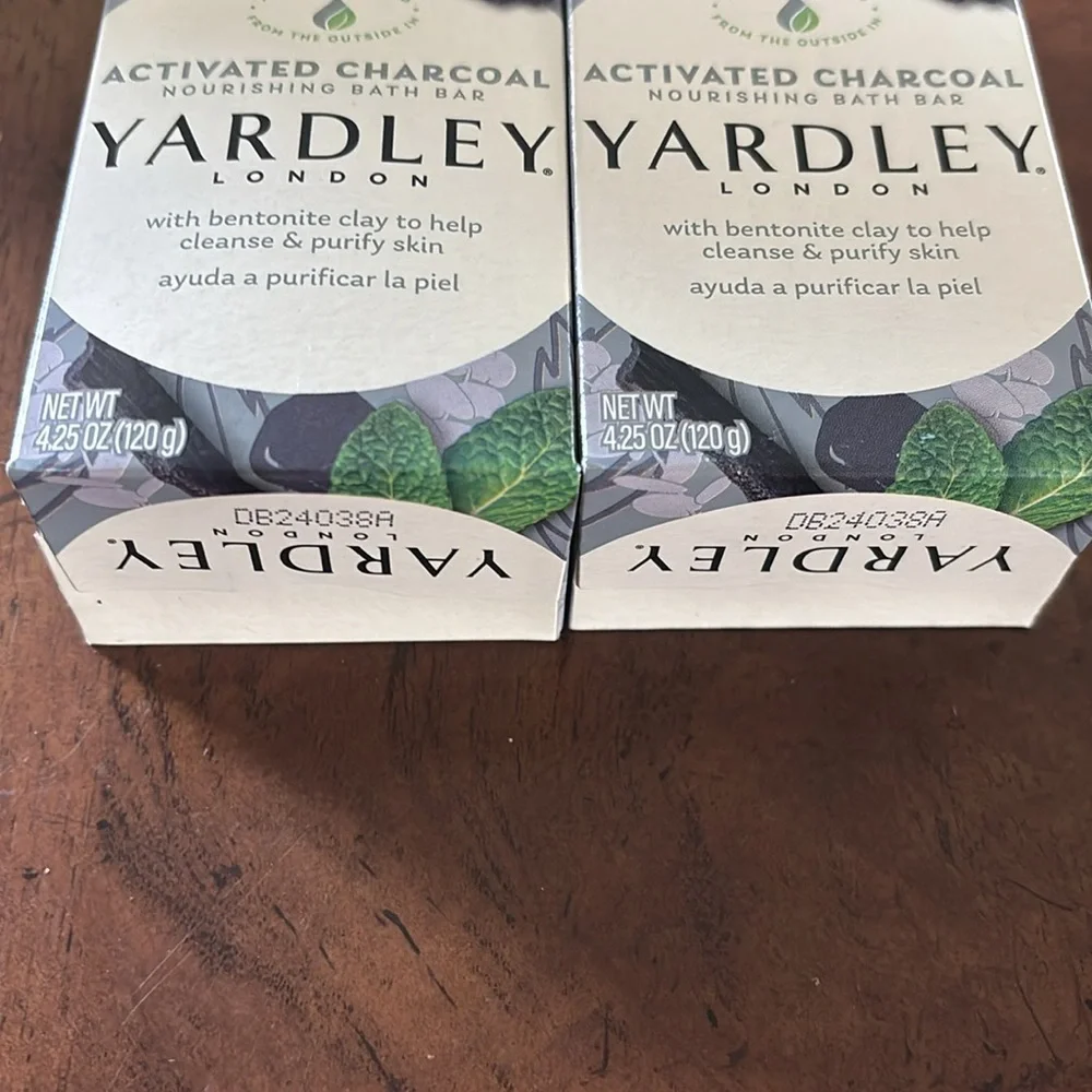 NEW 2 boxes of Yardley of London activated charcoal soap - Picture 3 of 5